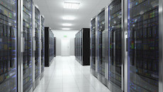 Infrastructure as a Service. A photo shows a data centre