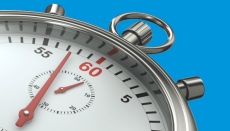A stopwatch measures the recovery time for an IaaS provider