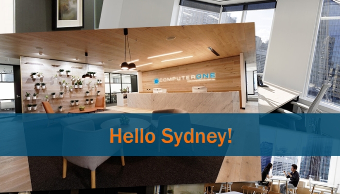 Hello Sydney!  Computer One's new office