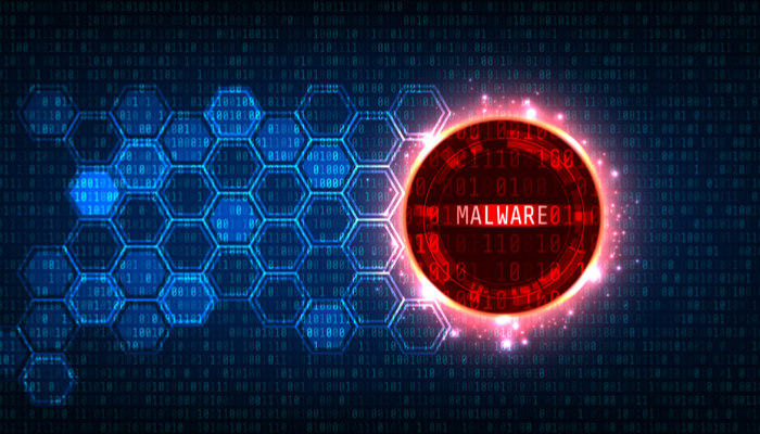 Latest malware virus threats - an image depicting malware as a kind of biological threat
